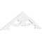 Ekena Millwork Pitch Cornelia Architectural Grade PVC Gable Pediment, 48"W x 14"H x 1"P (7/12) GPP048X014X100CRN - alternate 1